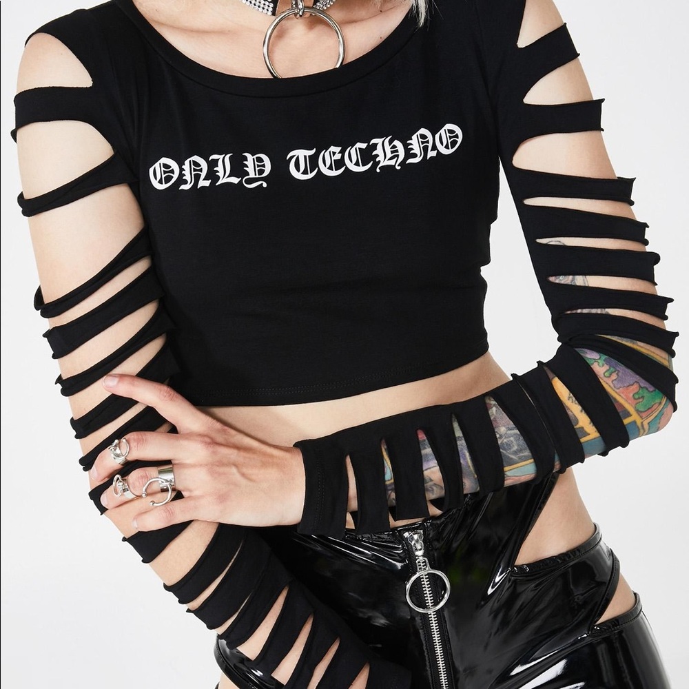 Only Techno (crop top)